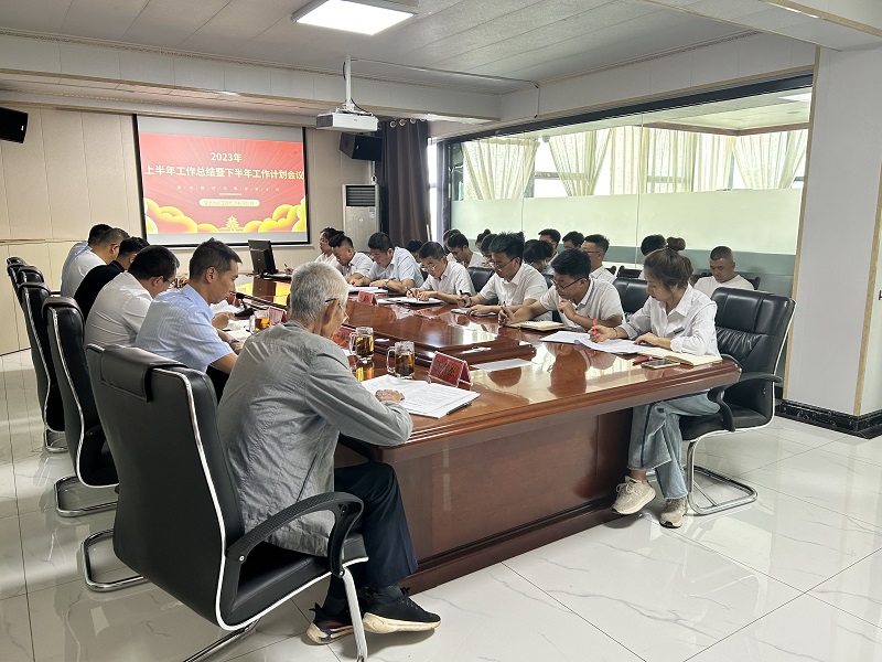 公司召開2023年上半年工作總結(jié)暨下半年工作計劃會議